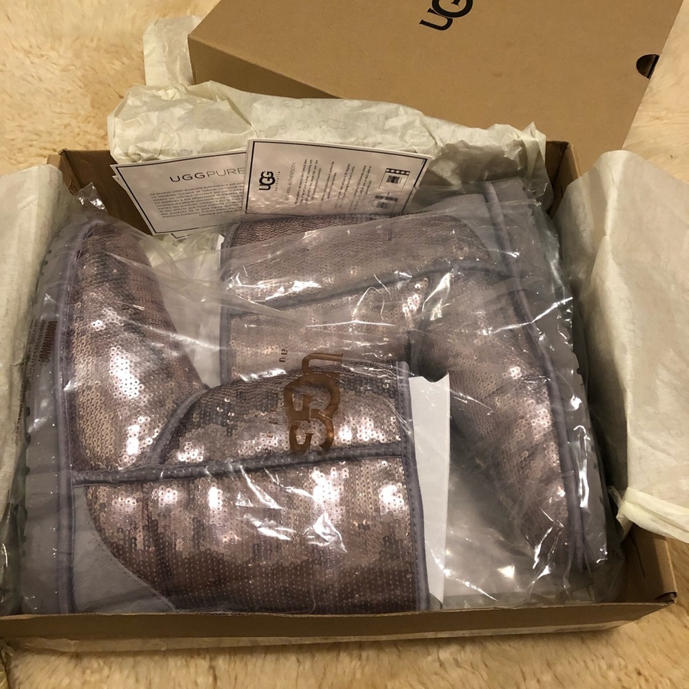 UGG boots with sparkles